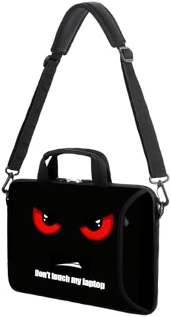 15" laptop sleeve laptop bag chromebook case adjustable shoulder strap with handle accessory pocket for men women (RYD-15-12)