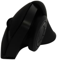 MOJO Master Grip Rechargeable Silent Vertical Mouse - Bluetooth/Wireless Ergonomic Mouse w/Adjustable Sensitivity and Quiet Buttons, Custom Software