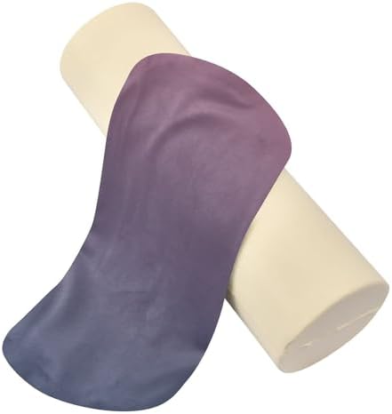 Bolster Pillow for Legs Massage Table Firm Neck Roll Pillow Decorative Round Pillow Roller Massage Bed Car Neck Support Pillow Blue Pink Gradient