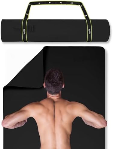 Gogokiwi Extra Wide Yoga Mat for Men Women (72"L x 36"W) Non Slip Fitness & Exercise Mat with Alignment Marks for Yoga, Pilates, Floor Workouts