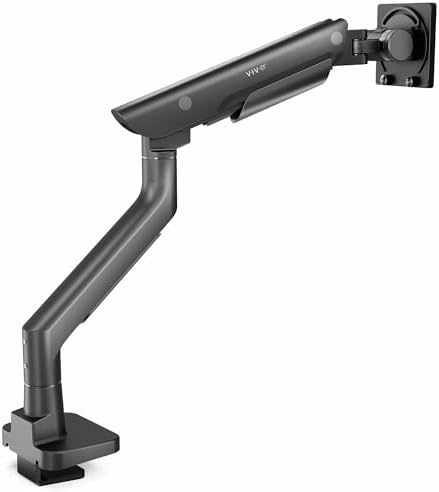VIVO PRO Heavy Duty, Premium Ultra-Wide Monitor Tension Arm, Up to 57 inch Screens, Holds 59.4 lbs, Desk Mount Monitor Stand for Ultrawides, Black, PRO-ST157B
