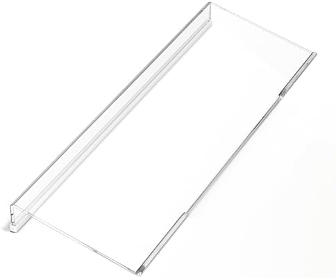 Computer Keyboard Stand Holder - Ergonomic Acrylic Keyboard Stand for Desktop Comfortable Keyboard Tray Riser with Silicone Anti-Slip Strip for Home School Office Desk Accessory, Clear