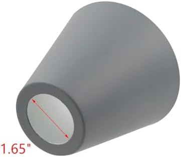 MY MIRONEY 2PCS Grey Barrel Metal Lampshade, 4.13" Height