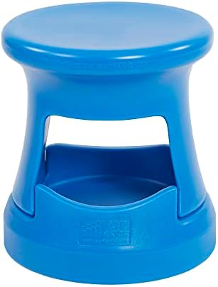 ECR4Kids Active Storage Wobble Stool, 15in Height, Blue