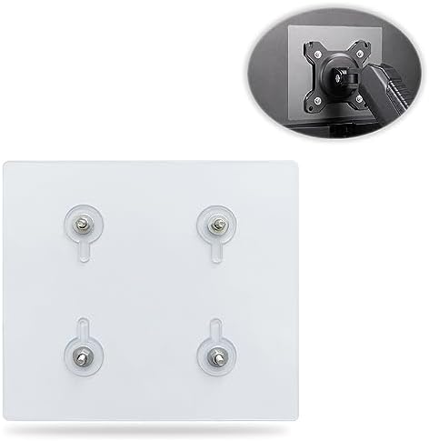 Universal Monitor VESA Mount Adapter for Non-VESA 13 - 27 inch Computer Monitors Tablets iPad VESA Mounting Arm Stand Bracket Kit 75X75mm…