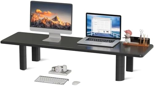 suptek Dual Monitor Stand Riser, 32.28" Large Stands for 2 Monitors
