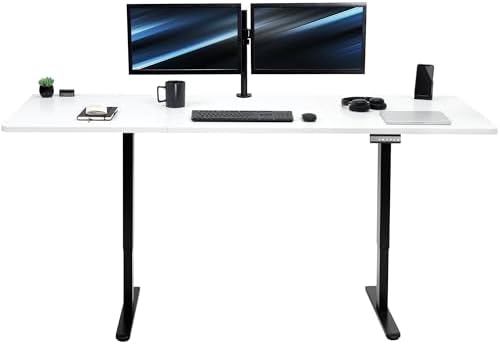 VIVO White 83 x 30 in Standing Desk, DESK-KIT-E2B84-30W