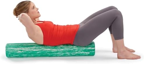 OPTP PRO-ROLLER Standard Density Foam Roller – Round, Green, 36" x 6"