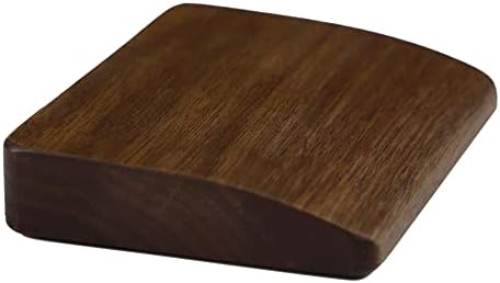 2 pcs Mini Wood Wrist Rest Portable Movable Solid Wooden Walnut Beech for Most Mechanical Keyboard Numpad Sp64