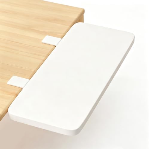 Desk Extender Plate, 90° Foldable Keyboard Tray, Keyboard Extension Table