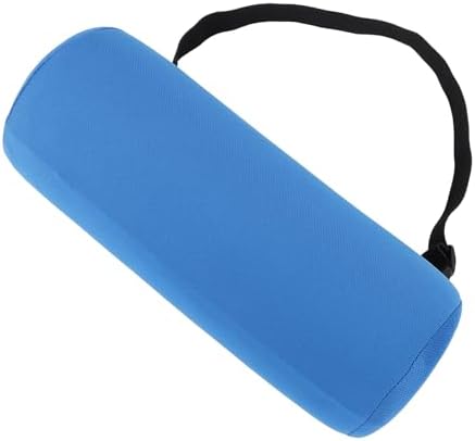 Lumbar Support Roller Cushion Strong Support for Office Chair and Car Seat Memory Foam Washable 30 x 12 cm