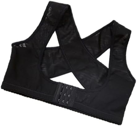 Adjustable Posture Corrector Belt for Women Black Size S Nylon Spandex