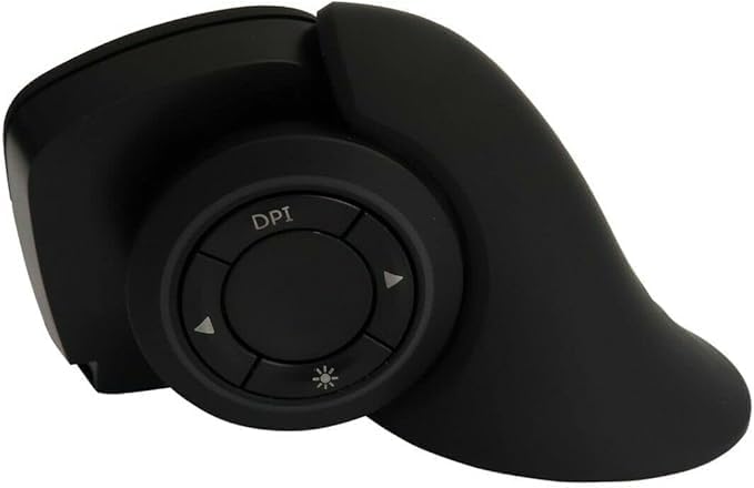 MOJO Master Grip Rechargeable Silent Vertical Mouse - Bluetooth/Wireless Ergonomic Mouse w/Adjustable Sensitivity and Quiet Buttons, Custom Software