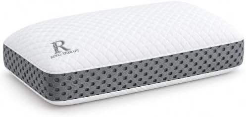 Royal Therapy Memory Foam Pillow, Queen Pillow Neck Pain Relief, Neck and Shoulder Pain, Side Sleeper, Cervical