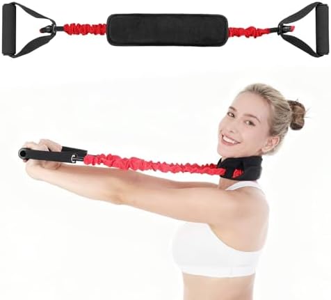 Neck Stretcher Exerciser Band- Cervical Neck Traction Device for Neck Pain Relief, Neck Stretching Cervical Traction Device with Wider and Thicker Padding - Durable and Comfortable