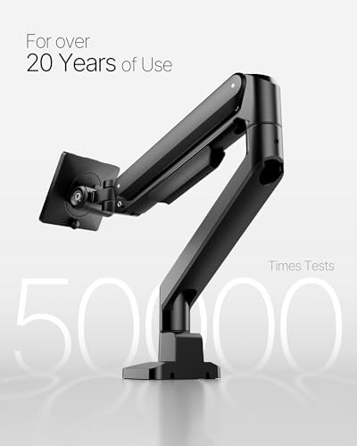 monTEK Deluxe Aluminum Monitor Arm for 17 to 40 Inch Curved Screens