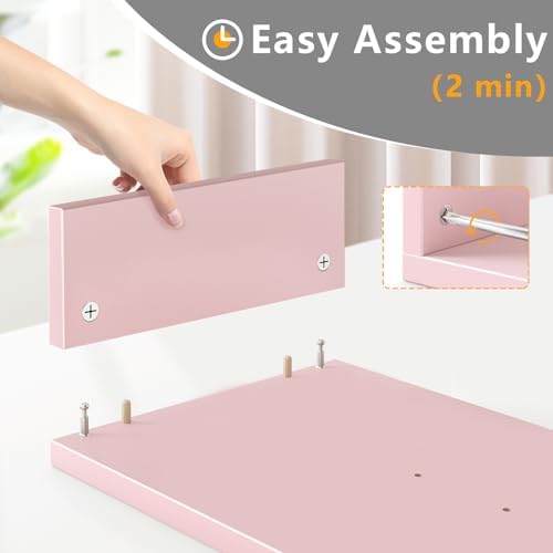 TAVR Dual Monitor Stand Riser, Wooden Computer Monitor Stand for 2 Monitors