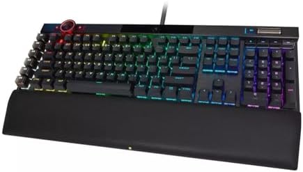New Wrist Rest for Corsair K100 RGB Keyboard Wrist Rest Pad Support Palm Protection (Not Include Keyboard) (K100 RGB), Black