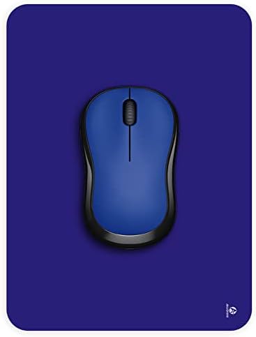 Audimi Small Mouse Pad 6 x 8 Inch, Mini Mouse Pad Thick for Laptop Wireless Mouse Home Office Travel, Portable & Washable (Blue)