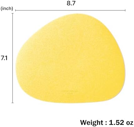 GREEDY FARMERS Mouse pad, Non-Slip Washable Waterproof Computer Mouse pad (Lemon Butter Cream)