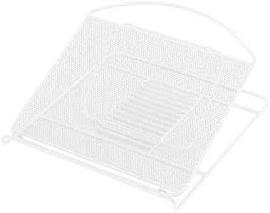 Safco Onyx Mesh Adjustable Ventilated Tabletop Laptop, Tablet Stand, Ergonomic Lift Stand' Silver