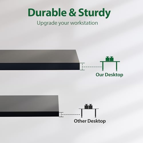 Agilestic 71 * 32 Inch Height Adjustable Electric Standing Desk, Black