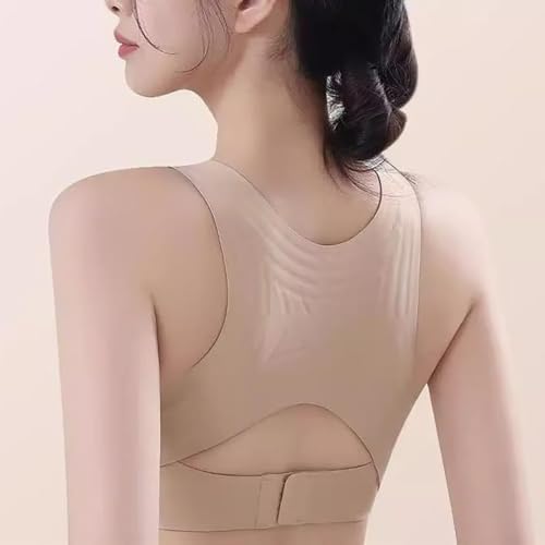 Posture Corrector Bras Women Front Closure Cross Back Wireless Posture Bra