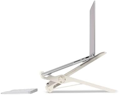 Roost V3 Plus - Ultra Portable and Adjustable Laptop Stand - Quick-Release Height Adjustment, 5 to 14 inch Screen Lift, Patented Rigid Folding Structure and Self-Adjustings Laptop Grips | Dune Color