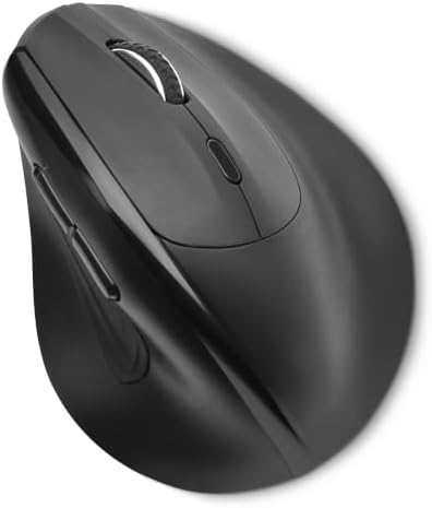 Amazon Basics 6-Button Vertical Wireless Mouse for Laptop & Desktop PC, Right-Handed, Adjustable DPI, Medium to Large Palm Sizes, Black