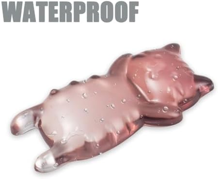 Ergonomic Gel Mouse Wrist Rest – Clear Cute Cat Mouse Wrist Rest