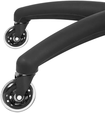 FSS Series Square seat Low (18"-23") seat Height Chair. Vinyl-for Office, Garage, Desk, Shop, Computer, Doctor, Medical, Easy to Clean! NO Footring (Gray, Low, Rubber Roller Casters)