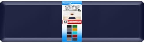 4/5 Inch Thick Kitchen Mat - Cushioned Anti Fatigue Mat for Kitchen Floor
