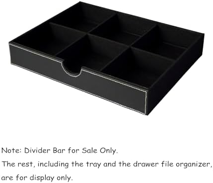 UnionBasic Divider Bar, Divider Strip for 3-Drawer File Organizer, Black - The Accessory of Dividing Bar Only, 3-Drawer File Organizer NOT Included