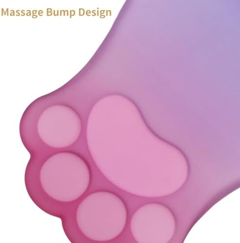 L-SPOUTTO Ergonomic Mouse Pad with Wrist Rest,Pink Mouse Pad Wrist Support