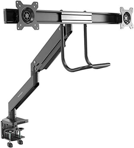 StarTech Desk Mount Dual Monitor Arm 32in up to 17.6lb/8kg (ARMSLMBARDUO)