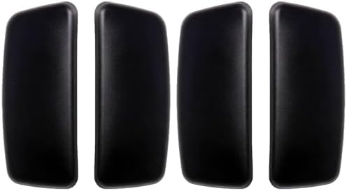 Chair Armrest Replacement, Arm Pad Caps Replacement for Haworth Zody Office Chair 2 Pair (Black)