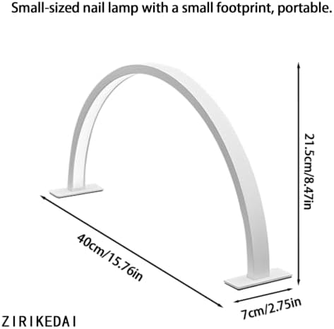 Half Moon Nail Lamp for Nail Art, Stylish Desk Light