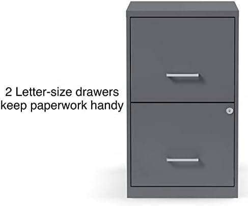 Staples Vertical File Cabinet, 2-Drawer, for Letter/Legal Files