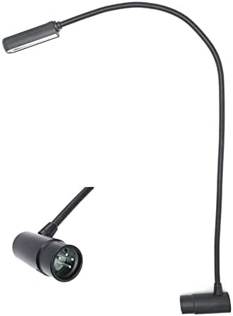 22 inch XLR 4pin LED gooseneck Light Studio Mixer gooseneck Lamp for Stage DJ Mixer,12V,White Light,Right Angle Plug (XLR 4Pin Port)