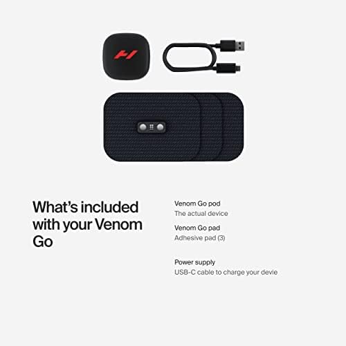 Hyperice Venom Go Compact Wearable Heat and Vibration Therapy TSA Approved