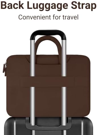 MOSISO Laptop Case 13.3 inch, 13-13.3 inch Laptop Sleeve, Chocolate Brown