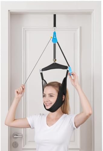 Neck Stretcher Over Door, Cervical Traction Device Quick-Release
