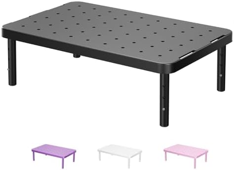 WALI Computer Monitor Stand for Desk, Adjustable Laptop Riser, up to 44 lbs