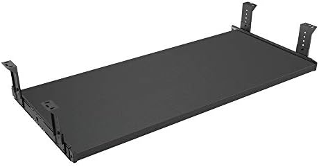 FRMSAET Office Product 20/24/30 inch Keyboard Drawer Tray (30 inch, Black)