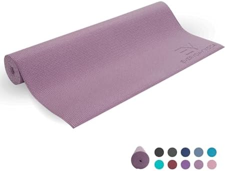 Everyday Yoga Deluxe Mat, Spacious 72"x24" Non-Slip, 3-5mm Extra Thick