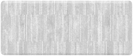 House of Noa Nama Standing Mat – Anti-Fatigue Kitchen Mats for Floor, Cushioned & Non-Slip Kitchen Comfort Mat for Standing, Thick Foam Anti-Fatigue Mat for Kitchen & Workspaces, Aspen Dove 30" x 72"