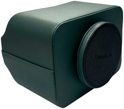 UnionBasic Rotating Desk Organizer, 360 Desk Spinning Caddy, Desktop TV Guide/Mail/Media/Remote Controller Holder Organizer,Lychee Dark Ivy