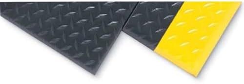 NoTrax 413 Blade Runner™ w/Dyna-Shield® Ribbed Anti-Fatigue Mat, 3' X 12' Black