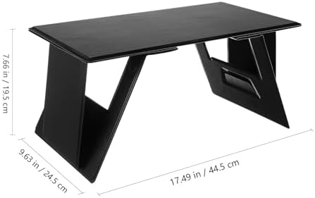 Portable Foldable Laptop Lap Desk with Adjustable Stand, Travel Laptop Table for Bed, Car Tray, Writing