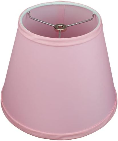 FenchelShades.com Lampshade 6" Top Diameter x 10" Bottom Diameter x 8" Slant Height 6x10x8" with Spider Attachment Diameter 0.4 Inch for Lamps with a Harp (Linen Peony)